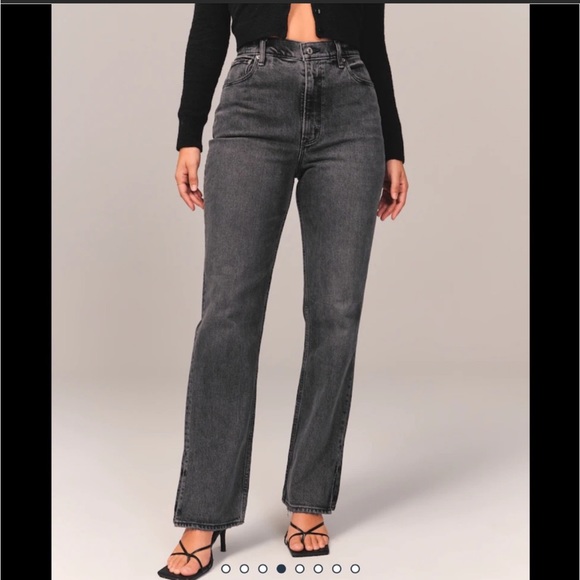 Abercrombie ultra high rise 90’s straight jeans size 26 - Picture 1 of 7